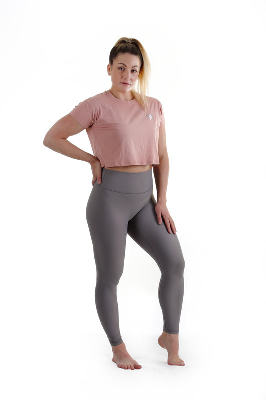 Semi-Crop Yoga Shirt