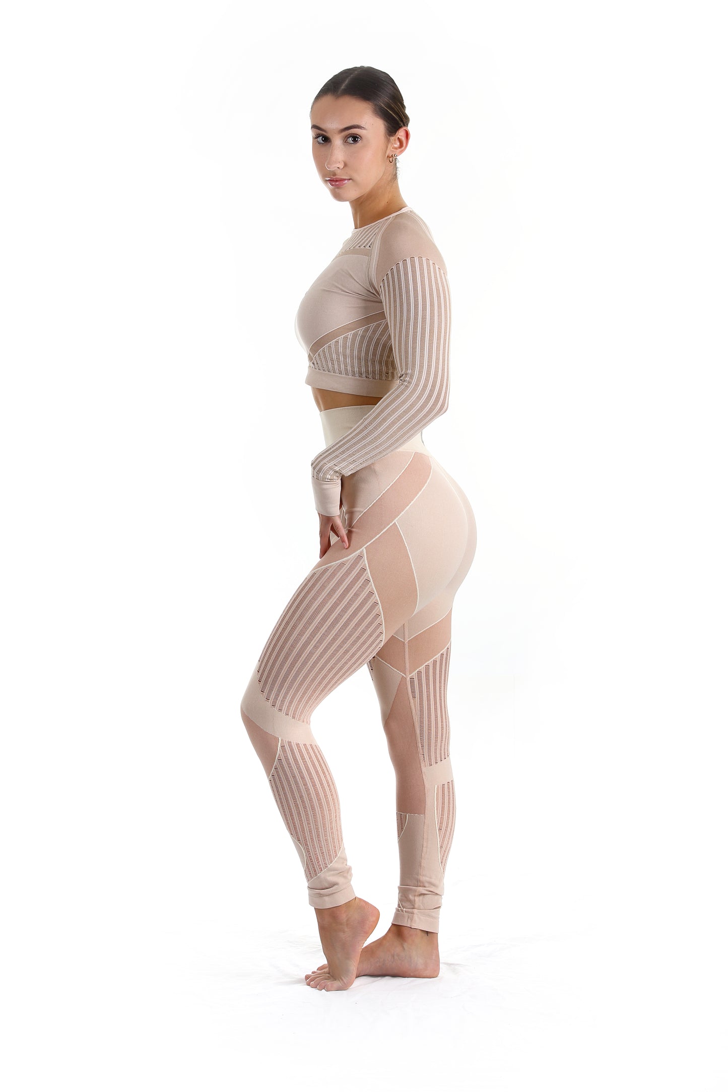 Long Sleeve Crop Set